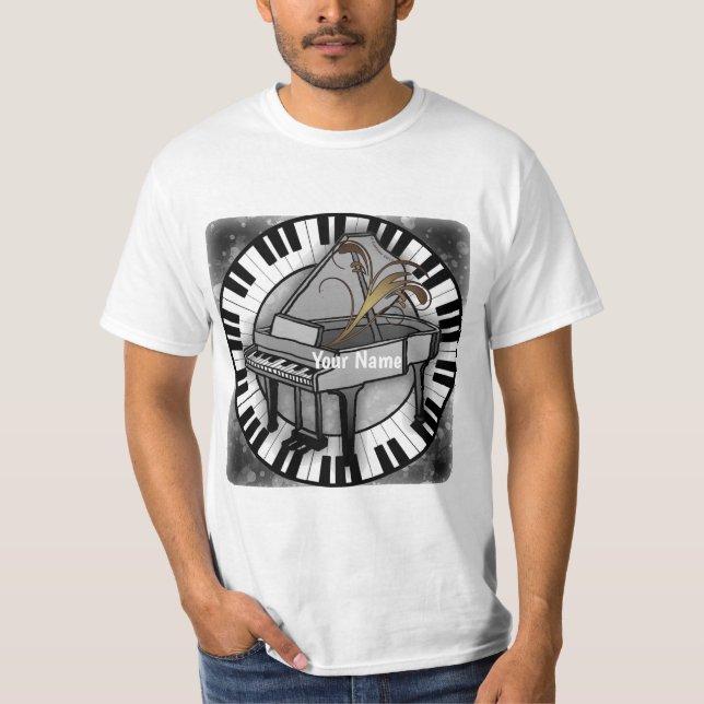 Camiseta de Piano de Cauda (Frente)