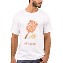 Camiseta de Pickleball 'Dink Responsibly' | Engraç