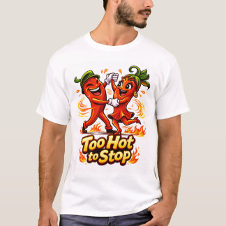 Camiseta de pimenta chili de desenho animado fofo 
