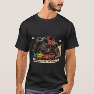 Camiseta de pneu sobressalente de caminhão monstro