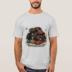 Camiseta de pneu sobressalente de caminhão monstro