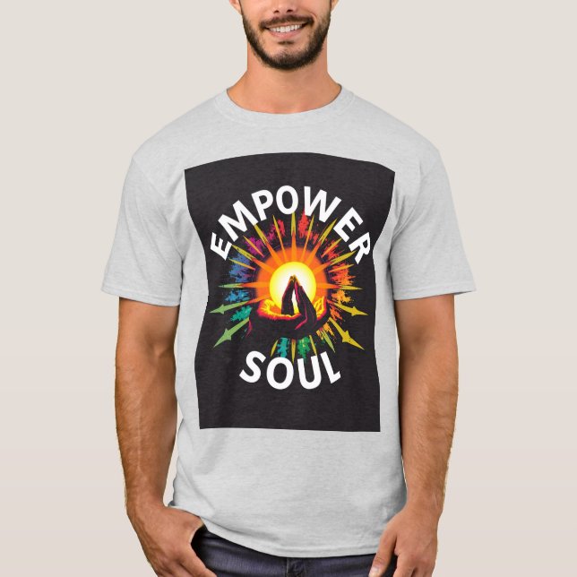 Camiseta Dê poder à sua alma (Frente)