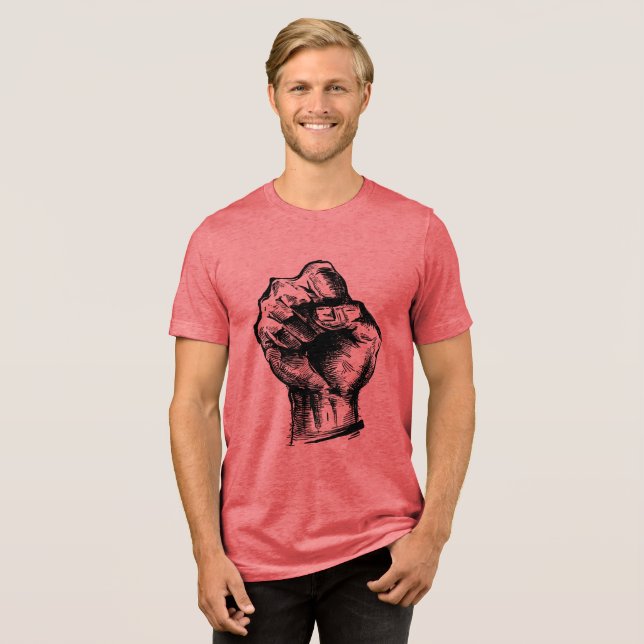 Camiseta Dê poder ao seu espírito com a punheta criada (Frente Completa)