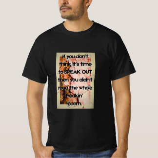 Camiseta de Poema Louco T