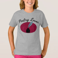 Camiseta De Poesia Para Crianças De Poesia - Para