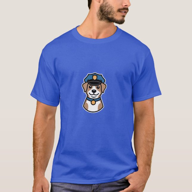 Camiseta de policial (Frente)