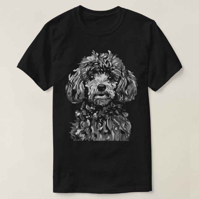 Camiseta de Poodle Toy (Frente do Design)
