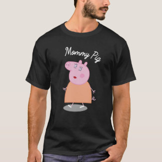 Camiseta de porco engraçado