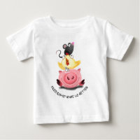 Camiseta de Porco, Galinha e Rato, Camiseta de Beb