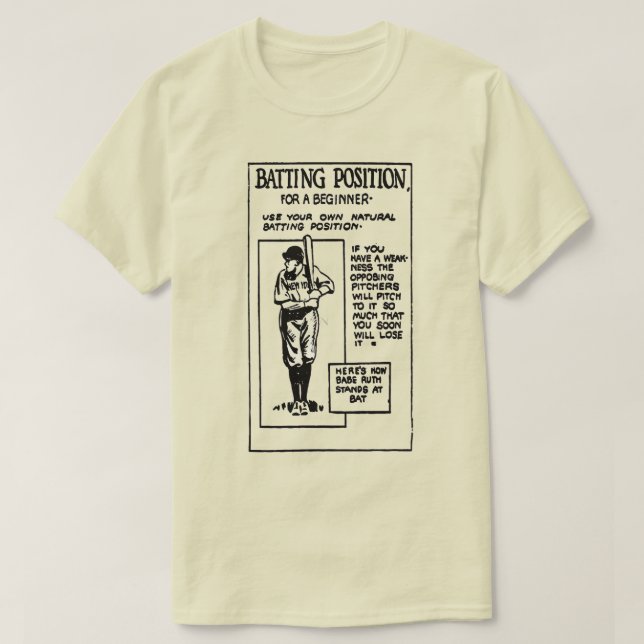 Camiseta de Posição de Rebatida (Frente do Design)
