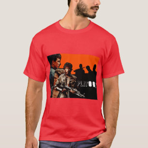 Camiseta de pôster de fã de pelotão Premium amigo