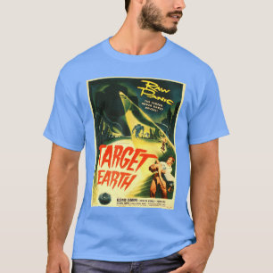Camiseta de pôster de filme retrô de ficção cientí