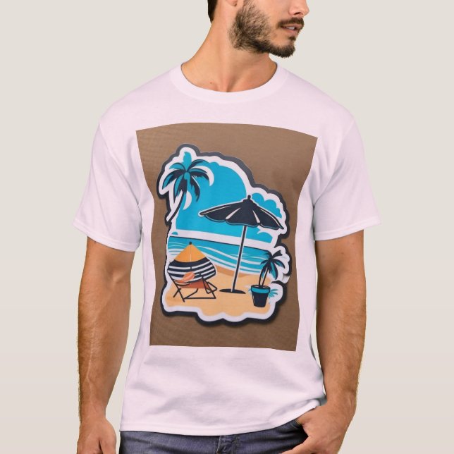 Camiseta de praia  (Frente)