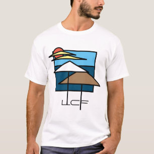 Camiseta de praia, preto