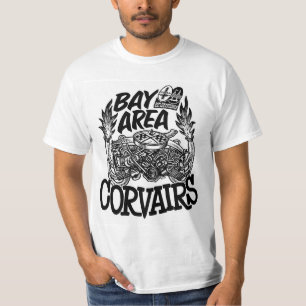Camiseta de praia SFBA CORSA Bay Area Corvairs Bar