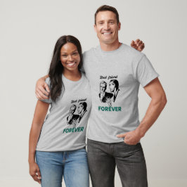 Camiseta de Presente Combinado para Melhor Amiga
