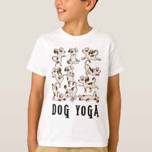 Camiseta de presente de ioga de cachorro divertido