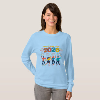 Camiseta de presente de Natal para mulheres Ano No