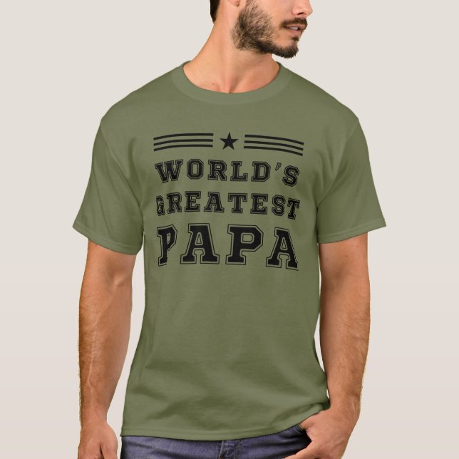 Camiseta de Presente do Dia dos Pais: Papai Mais I (Frente)