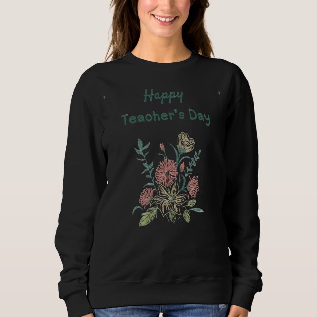Camiseta de presente do dia dos professores feliz (Frente)