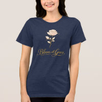 Camiseta de Presente Floral Inspirador Florescer C