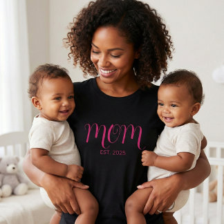 Camiseta de Presente para Mãe Estabelecida
