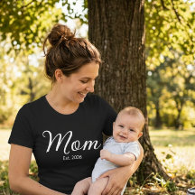Camiseta de Presente para Mãe Recém-Constituída