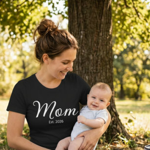 Camiseta de Presente para Mãe Recém-Constituída