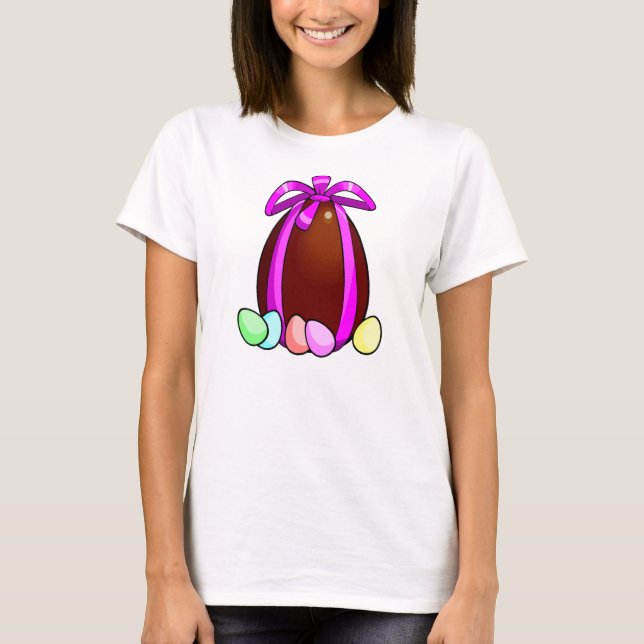 Camiseta de presente para ovos de Páscoa de Chocol (Frente)