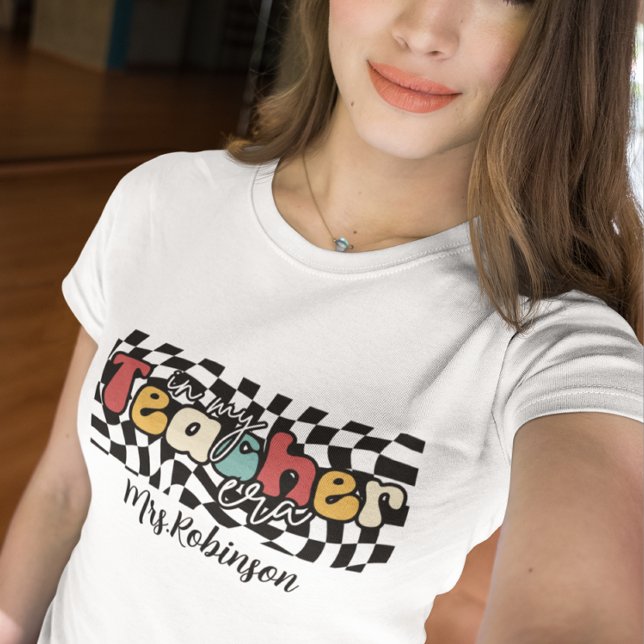 Camiseta de presente retro da minha época de profe (Criador carregado)