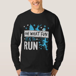 Camiseta De Presentes De Natal De Runner