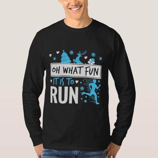 Camiseta De Presentes De Natal De Runner (Frente)