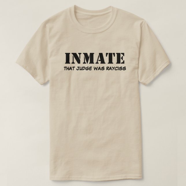 Camiseta de Presidiário (Frente do Design)