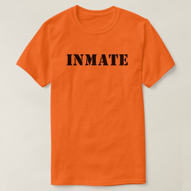Camiseta de Presidiário (Frente do Design)