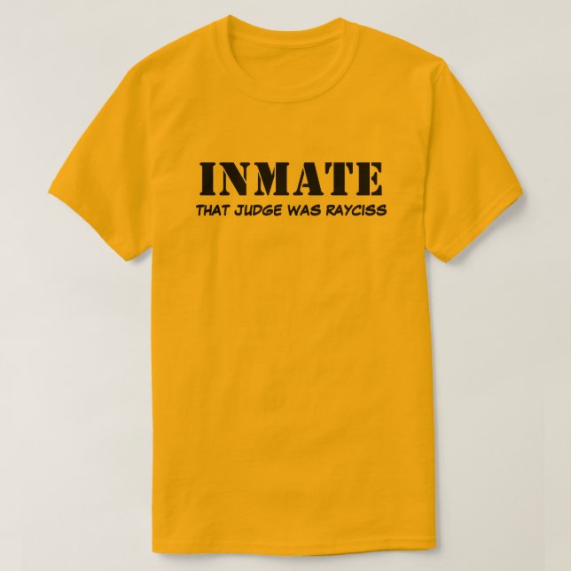 Camiseta de Presidiário (Frente do Design)
