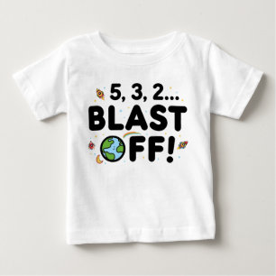 Camiseta de Primeiro Aniversário de Menino – Manga