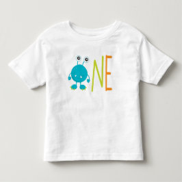 Camiseta de primeiro aniversário do Pequeno Monstr