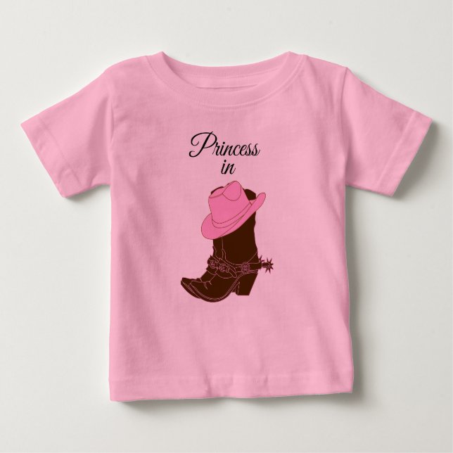 Camiseta de princesa para crianças pequenas (Frente)
