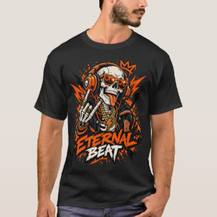 Camiseta de Produtor Musical DJ Skeleton, Eternal