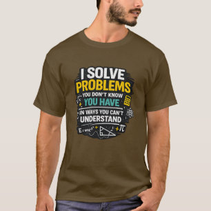 Camiseta de Professor de Matemática Engraçado Eu R