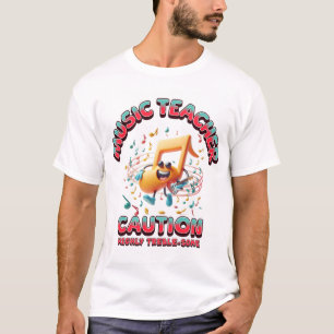 Camiseta de Professor de Música "Treble-some"