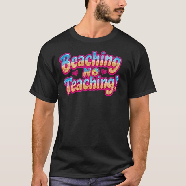 Camiseta de Professor Engraçado Último Dia de Aula (Frente)