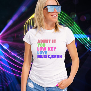 Camiseta de Professores de Música de Baixa Chave