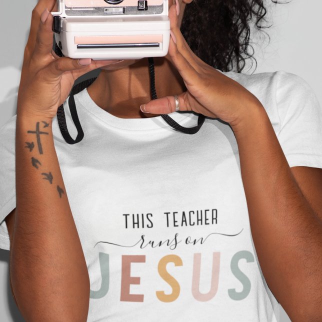 Camiseta de profissões de fé Jesus personalizada (Criador carregado)