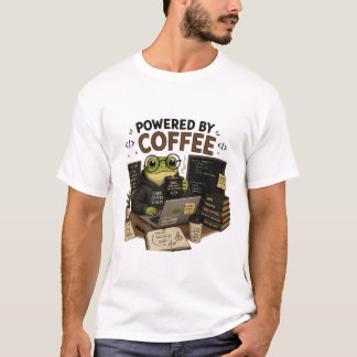 Camiseta de Programador Engraçado Alimentado por C