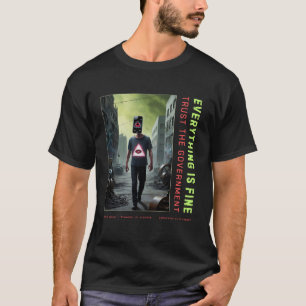 Camiseta de Propaganda de Notícias Falsas Teoria d