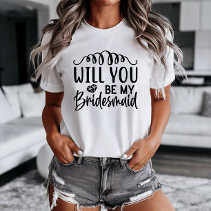 Camiseta de Proposta de Dama de Honra