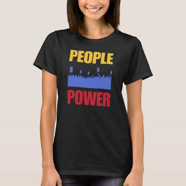 Camiseta de Protesto Contra a Corrupção de Marcos  (Frente)