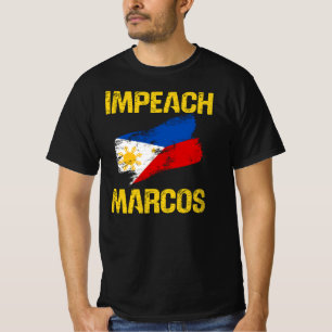 Camiseta de Protesto Contra a Corrupção de Marcos