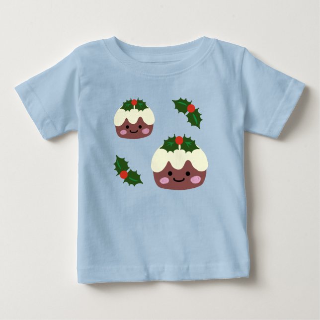 Camiseta de Pudim de Natal (Frente)
